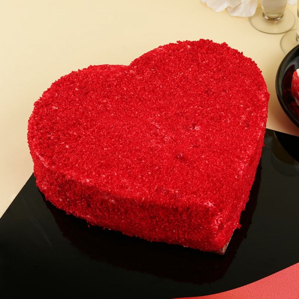 Heart Shape Red Velvet-500 Grams